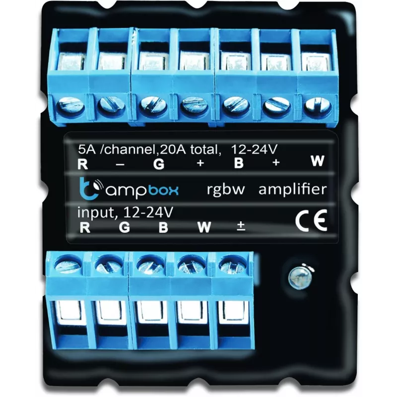 BLEBOX ampbox Smart LED Controller 4-Channel Wi-Fi RGBW CCT 12-24V DC