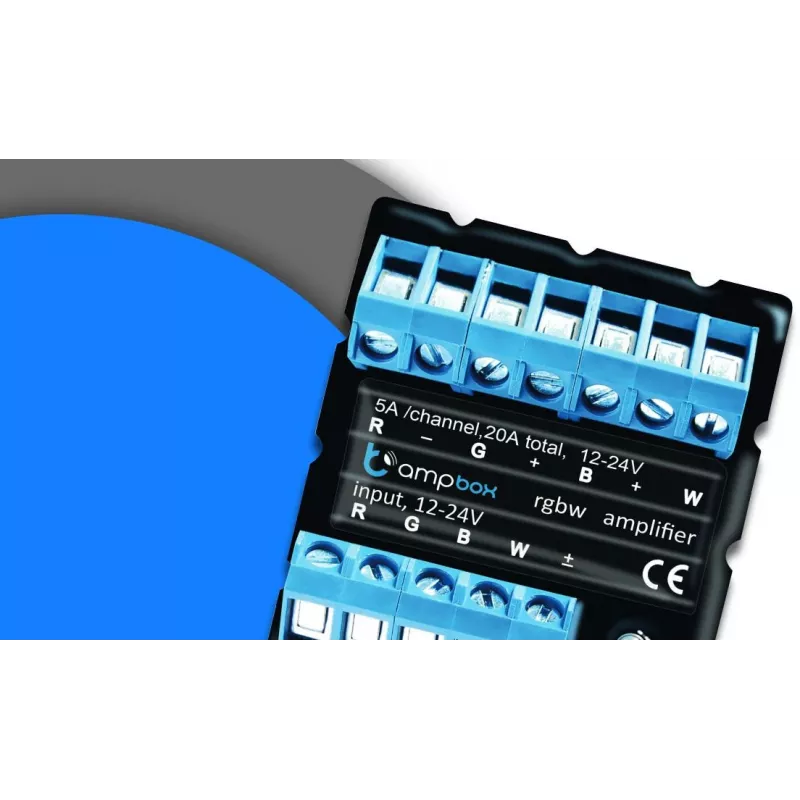 BLEBOX ampbox Smart LED Controller 4-Channel Wi-Fi RGBW CCT 12-24V DC