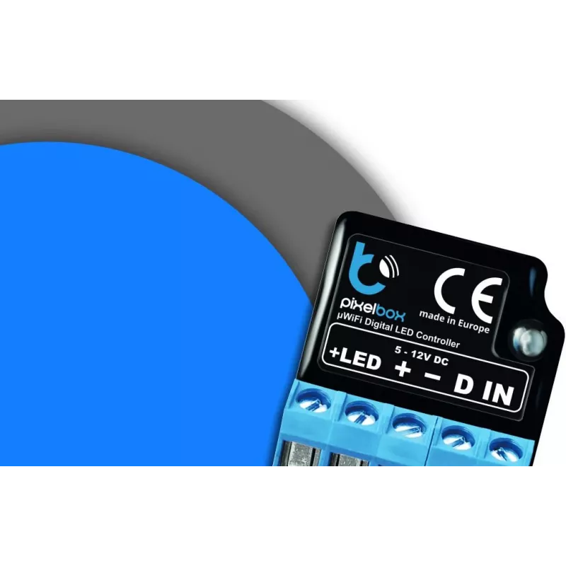 BLEBOX LED Pixelbox Wi-Fi Lighting Module – Pixel Controller for WS2812/APA102, 5A, 1024 Pixels