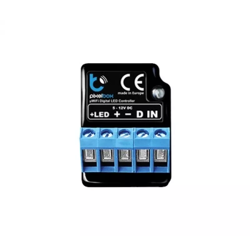 BLEBOX LED Pixelbox Wi-Fi Lighting Module – Pixel Controller for WS2812/APA102, 5A, 1024 Pixels