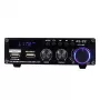 Blitzwolf AS-22 Audio Amplifier, 45W, Bluetooth 5.0, USB + Remote Control (Black)