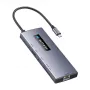 BlitzWolf BW-NEW TH8 10-in-1 USB-C Hub Adapter with 4K HDMI, 3x USB 3.0, 2x USB 2.0, Gigabit Ethernet, 100W PD, SD/TF Card Reader, Space Gray