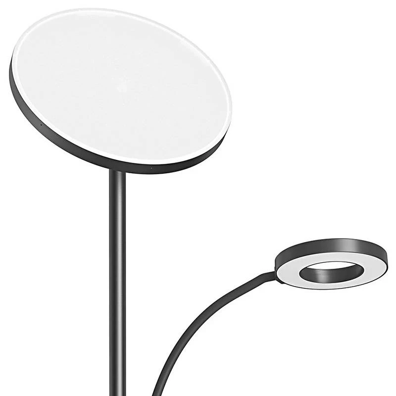 BLITZWOLF Double Floor Lamp with Remote BlitzWill BWL-FL-0001, 36W (Black)