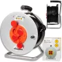 BLO PR-61 Extension Cord Reel 4-Socket with Grounding 50m Metal Drum 3x2.5mm