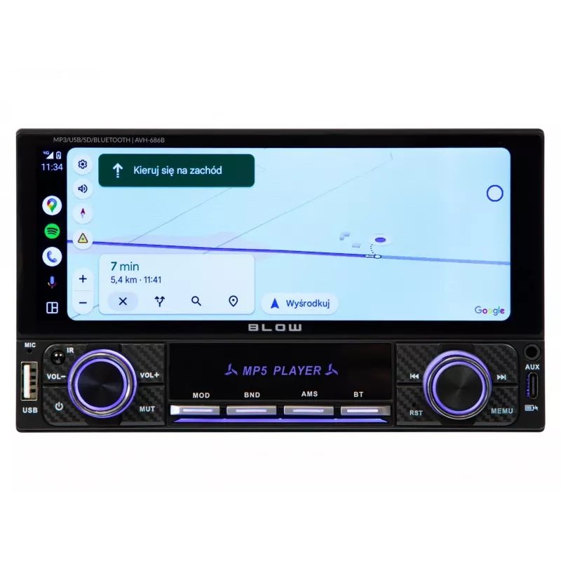 BLOW AVH-686B RDS MP3/USB/Micro SD/Bluetooth Car Radio