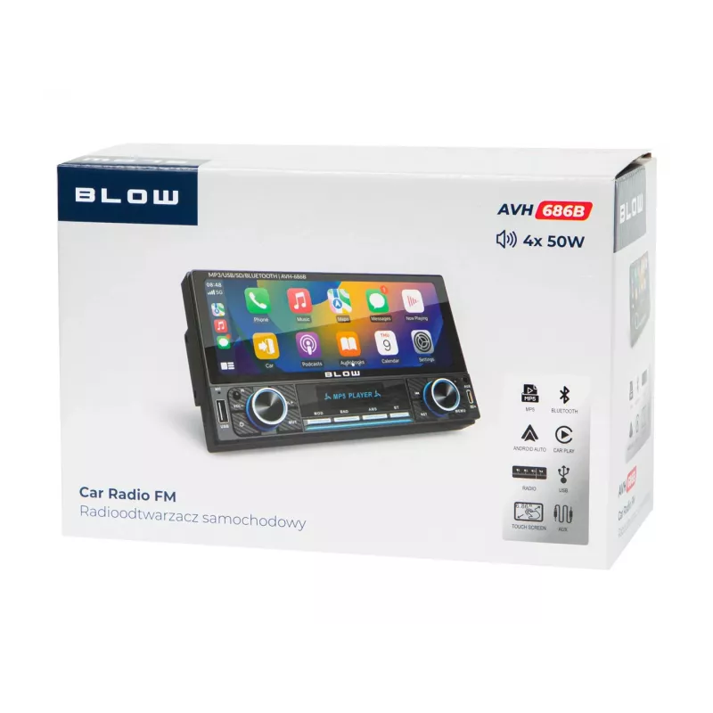 BLOW AVH-686B RDS MP3/USB/Micro SD/Bluetooth Car Radio