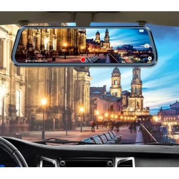 BLOW Blackbox DVR F610 10-Inch Mirror Dash Cam with Reversing Camera