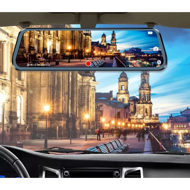 BLOW Blackbox DVR F610 10-Inch Mirror Dash Cam with Reversing Camera