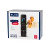 BLOW S24 Black Senior Flip Phone with SOS Button, Large Keys, Dual SIM, Camera, FM Radio, Flashlight, Charging Cradle