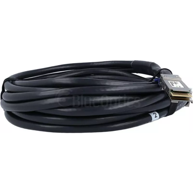 BlueLAN Compatible Juniper 720-128729 Passive 400GBASE-CR8 QSFP-DD to 2x200GBASE-CR4 QSFP56 Direct Attach Breakout Cable, 2m, AWG26