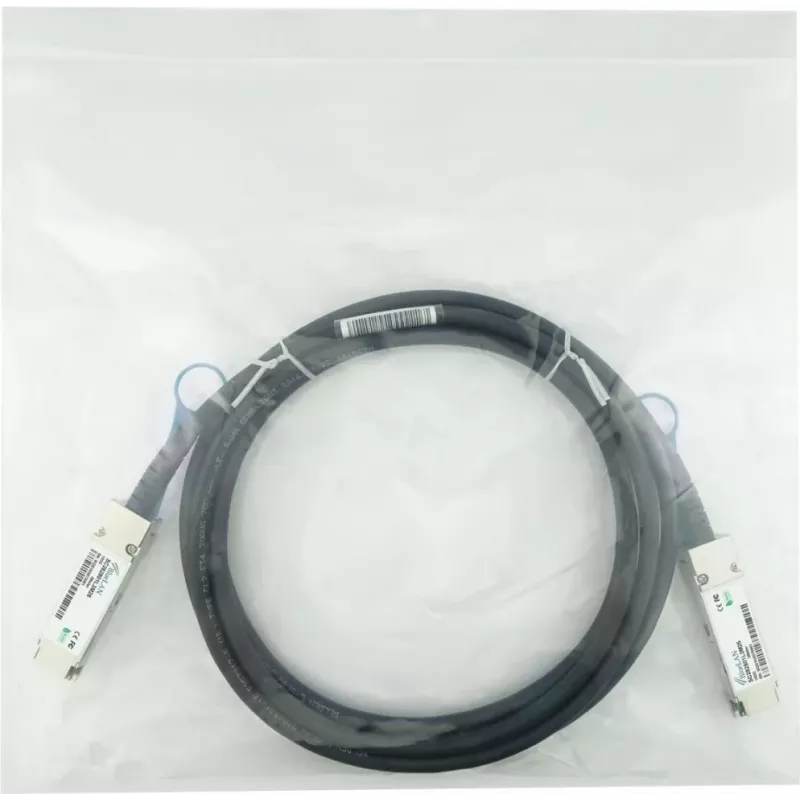 BlueLAN MCP1600-C003-BL Compatible QSFP28 Direct Attach Cable, 100GBASE-CR4, InfiniBand EDR, 26AWG, 3 Meter