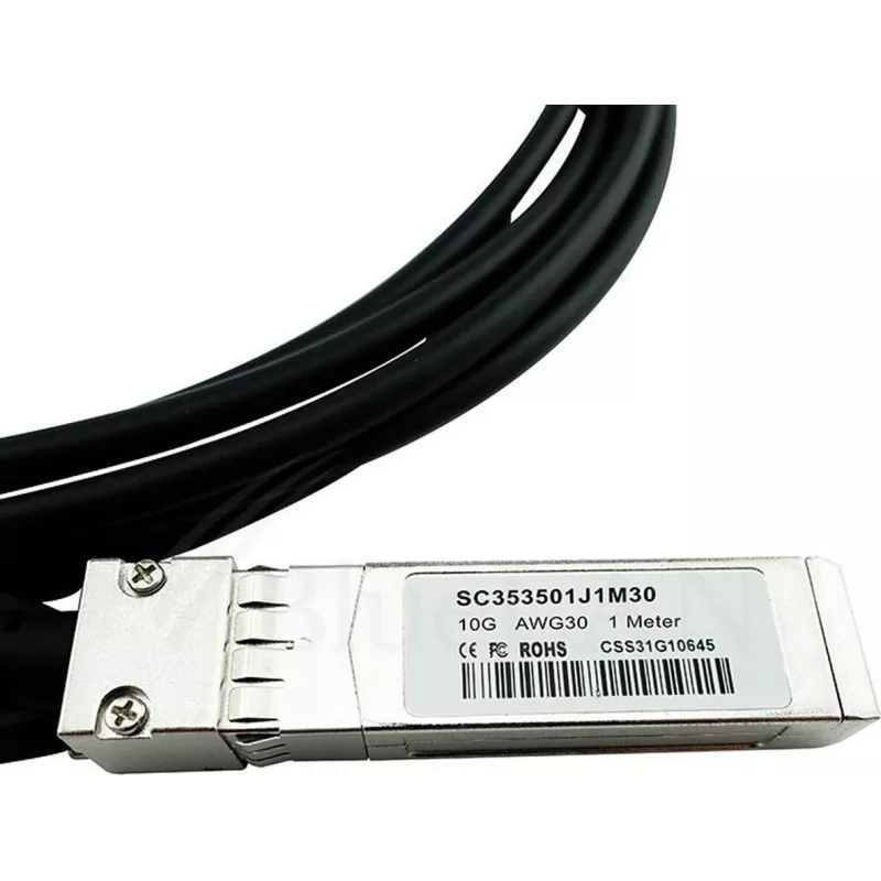 BLUELAN SFP-H10GB-CU0.5M-BL Compatible Cisco SFP-H10GB-CU0.5M 10GBASE-CR Passive SFP+ to SFP+ Direct Attach Cable, 0.5 Meter, AWG30