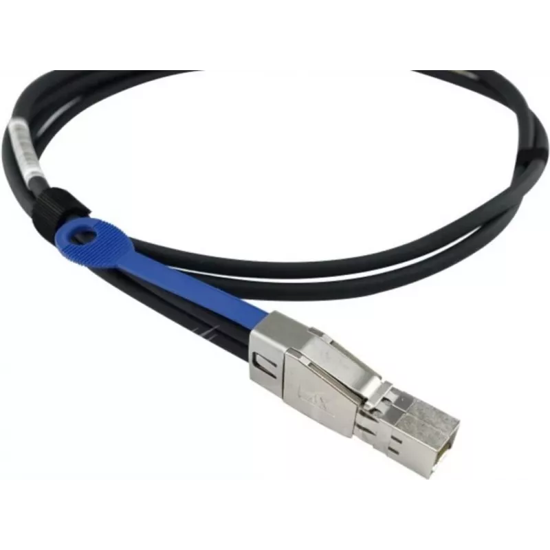 BLUEOPTICS HPE 716189-B21 Compatible BlueLAN MiniSAS Hybrid Cable, 4x Mini-SAS (SFF-8088) to 4x Mini-SAS HD (SFF-8644), AWG30, 1 Meter (716189-B21-BL)