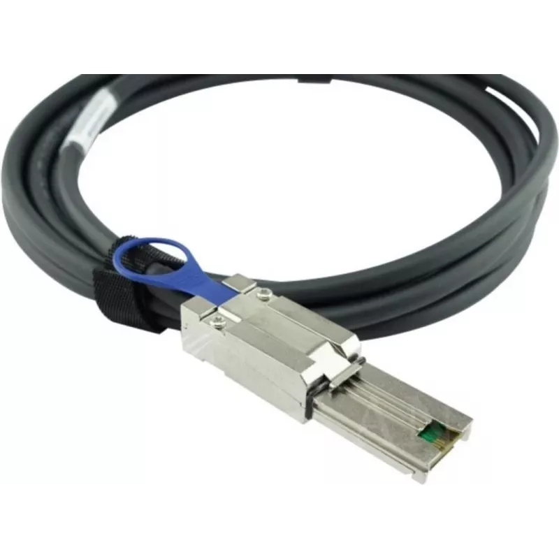 BLUEOPTICS HPE 716189-B21 Compatible BlueLAN MiniSAS Hybrid Cable, 4x Mini-SAS (SFF-8088) to 4x Mini-SAS HD (SFF-8644), AWG30, 1 Meter (716189-B21-BL)