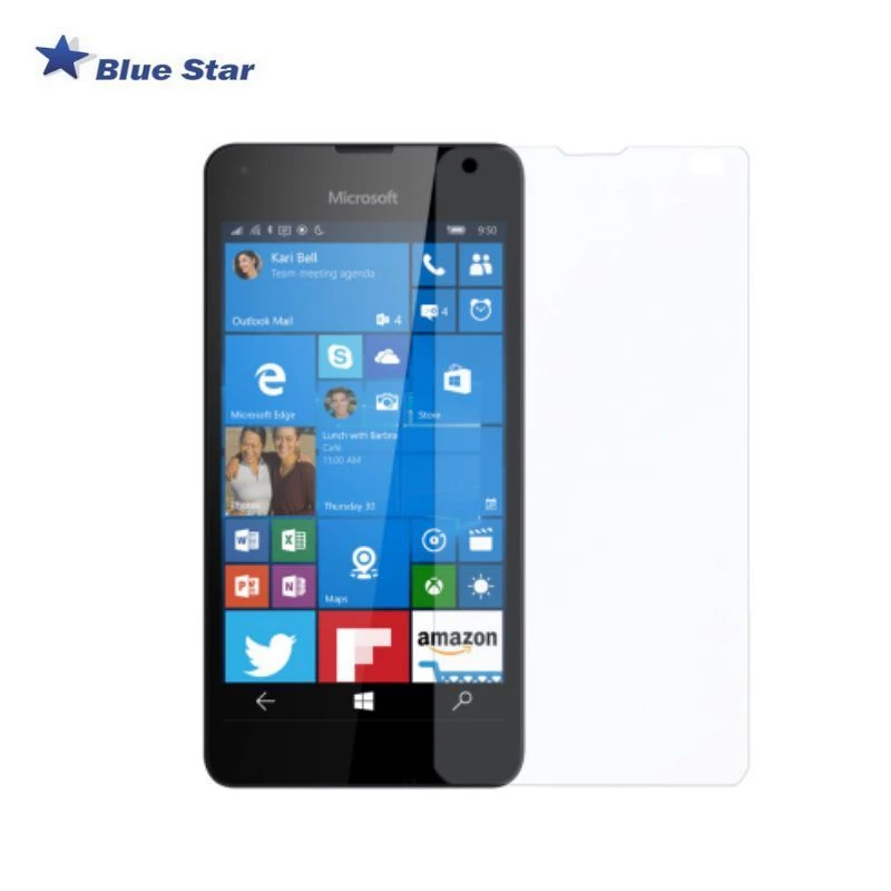 BlueStar Tempered Glass Screen Protector for Microsoft Lumia 550 (1 Pack, Transparent)