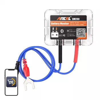 Bluetooth Battery Tester ANCEL BM200 6-20V DC