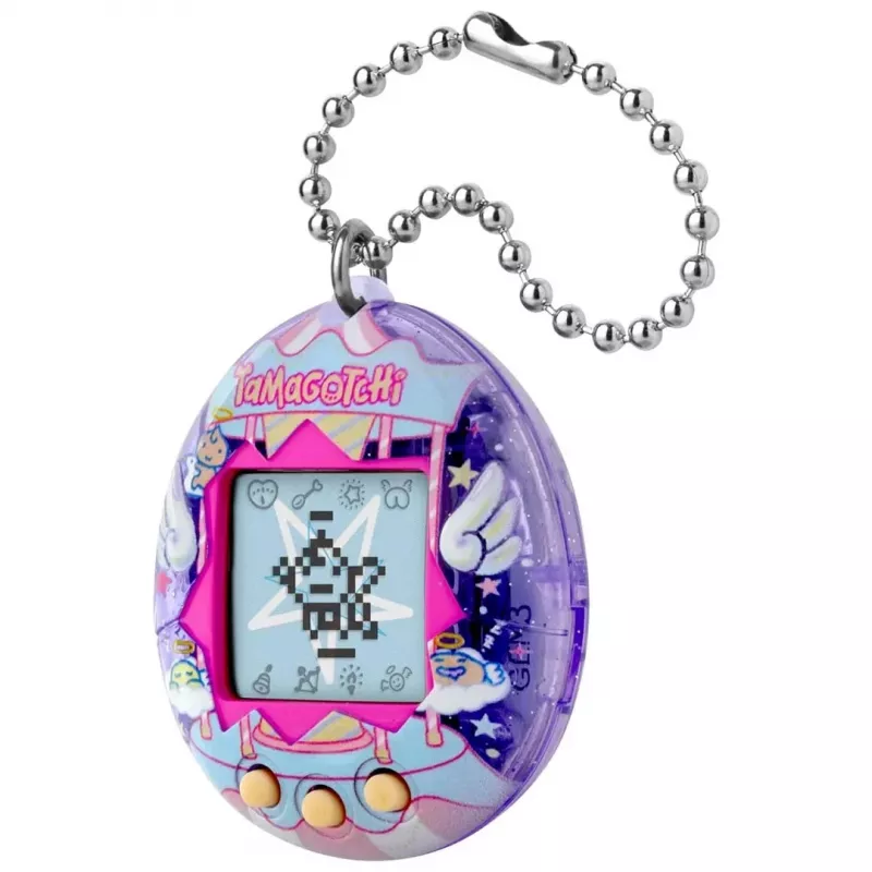 BND Tamagotchi Original - Angel Carousel Virtual Pet Toy, White