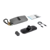 BoboVR CG2 Charging Station for VR Headsets – 3-in-1 Magnetic Dock with 350mAh Clip and Travel Case, Black