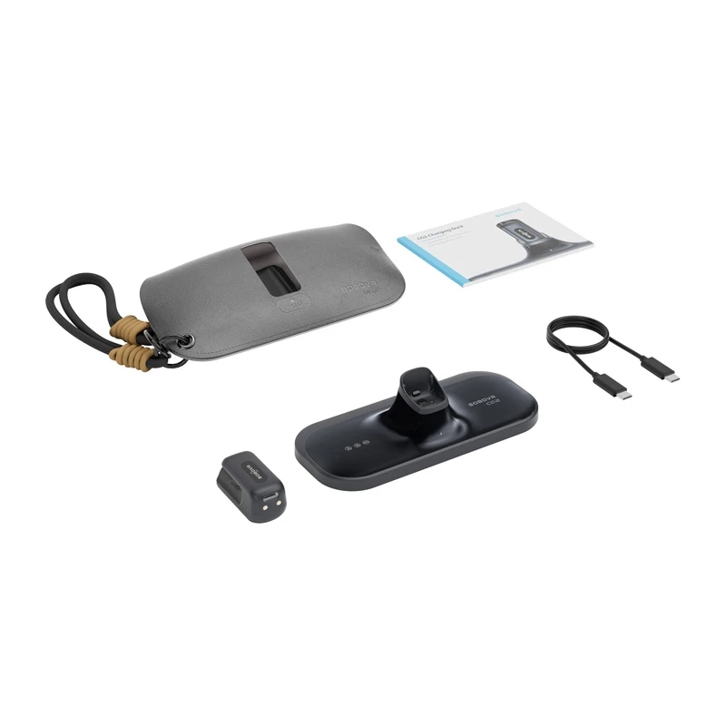 BoboVR CG2 Charging Station for VR Headsets – 3-in-1 Magnetic Dock with 350mAh Clip and Travel Case, Black