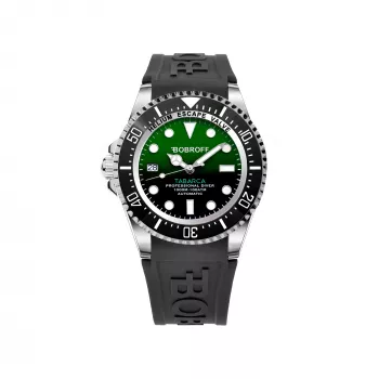 Bobroff BF0002i-BFSTN Men's Analog Quartz Watch 42mm Black Stainless Steel