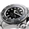 BOBROFF BF001 Men's Analog Quartz Watch 44mm Black Leather Strap
