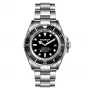 BOBROFF BF001 Men's Analog Quartz Watch 44mm Black Leather Strap