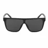 Bobroff BFG0032-S05P Men's Sunglasses – Polarized, Black Frame, Grey Lens, 143 mm