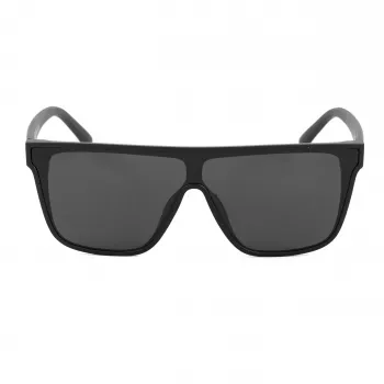 Bobroff BFG0032-S05P Men's Sunglasses – Polarized, Black Frame, Grey Lens, 143 mm
