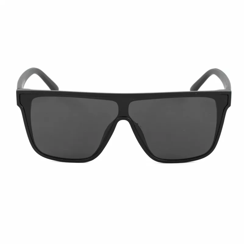 Bobroff BFG0032-S05P Men's Sunglasses – Polarized, Black Frame, Grey Lens, 143 mm