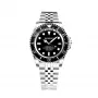 BOBROFF MAN BF0001-BFSTJ Analog Quartz Watch 44mm Black Dial Genuine Leather Strap