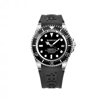 BOBROFF MAN BF0001-BFSTN Analog Quartz Watch 44mm Stainless Steel