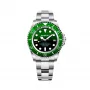 BOBROFF MAN BF0002J1bv Analog Quartz Watch 44mm Black Leather