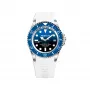 BOBROFF MAN BF0003baBFSTB 42mm Quartz Analog Watch Black Dial Leather Strap