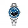 BOBROFF MAN BF0003baBFSTJ Analog Quartz Watch 42mm Black Dial Leather Strap