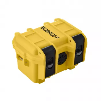 BOBROFF MAN BF0003iba Analog Quartz Watch 42mm Stainless Steel Leather Brown