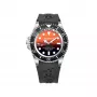 BOBROFF MAN BF0004i-BFSTN 42mm Quartz Analog Watch Black Dial Leather Strap