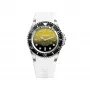 BOBROFF MAN BF0008-BFSTB Analog Quartz Watch 44 mm Stainless Steel Black Leather