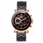 BOBROFF MAN BF1001M15M 44mm Analog Quartz Watch Black Dial Genuine Leather Strap