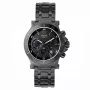BOBROFF MAN BF1001M21M 44mm Men's Analog Quartz Watch Stainless Steel Case Black Dial Genuine Leather Strap