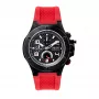 BOBROFF MAN BF1002M14 Analog Quartz Watch 42mm Black Dial Leather Strap