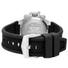 BOBROFF MAN BF1002M20 Analog Quartz Watch 43mm Black Dial Leather Strap