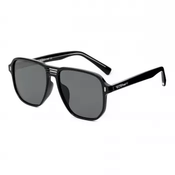 BOBROFF MAN BFG0003-C1 Sunglasses - UV400 Protection, Polycarbonate Lenses, 56mm Lens Width