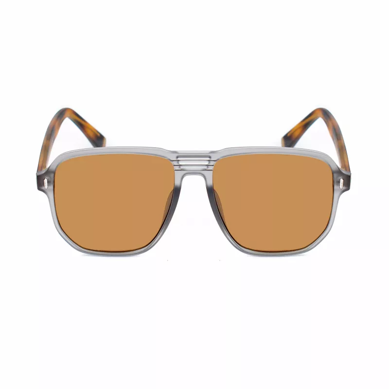 BOBROFF MAN BFG0003-C5 Rectangular Sunglasses UV400 Polycarbonate Lens 56/17/145 mm