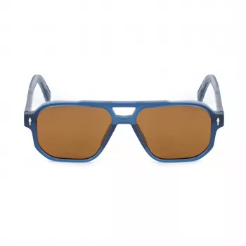 BOBROFF MAN BFG0007-C4 Sunglasses - Rectangular Acetate Frame with UV400 Protection - 55/15/143 mm