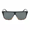 BOBROFF Men's BFG0032-G11P Rectangular Polarized Sunglasses - Black/Grey