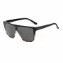 BOBROFF Men's BFG0032-G11P Rectangular Polarized Sunglasses - Black/Grey