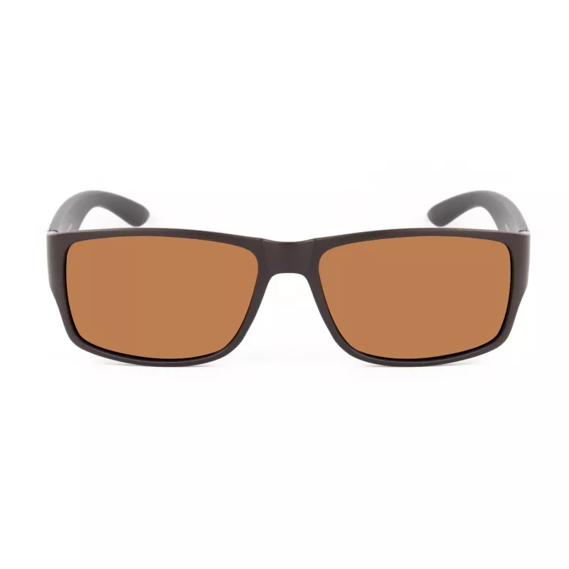 BOBROFF Men's Fashion Sunglasses BFG0031-C4P - Rectangular Black Frame, UV400 Lens