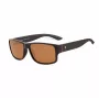 BOBROFF Men's Fashion Sunglasses BFG0031-C4P - Rectangular Black Frame, UV400 Lens