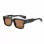 BOBROFF Men's Rectangular Sunglasses BFG0021-C1 Black/Grey UV400