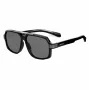 BOBROFF Men's Sunglasses BFG0015-C1 - Black Acetate Frame, Grey Lenses, UV400 (58/15/143 mm)